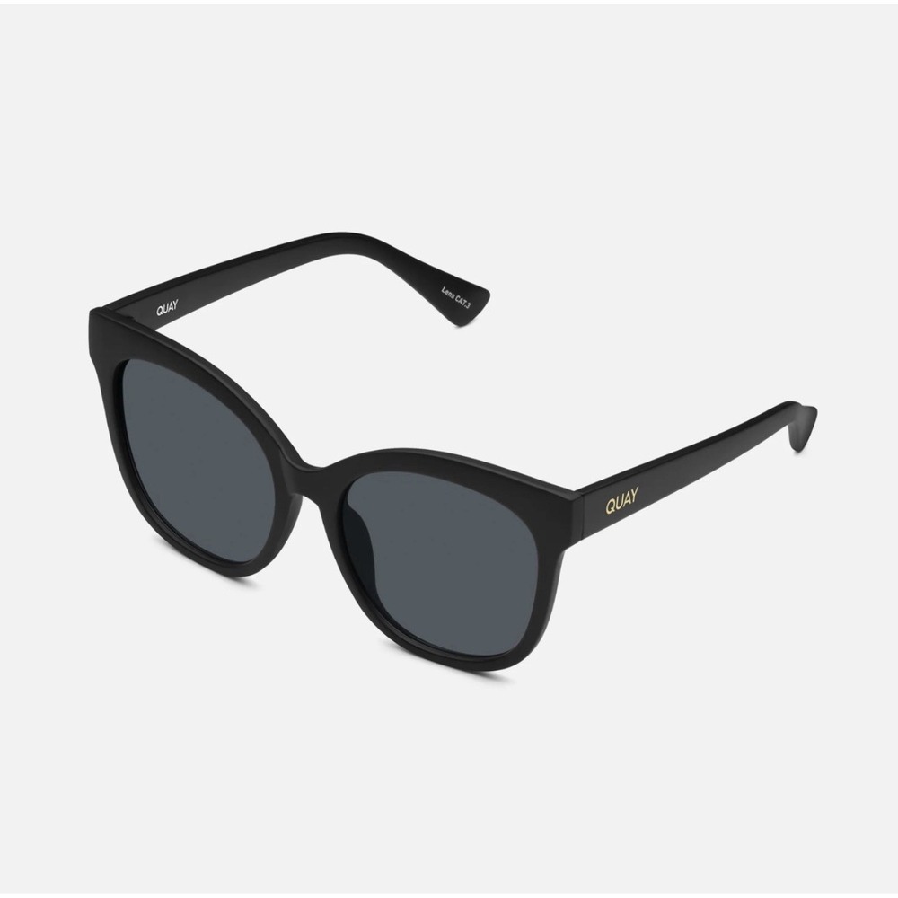 Quay It's My Way Black Matte Sunglasses New 2